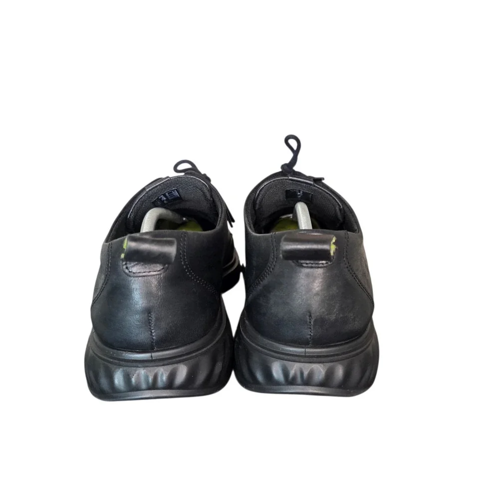 ECCO ST.1 Hybrid Lite Mens 45 Black Leather Dress Shoes Comfort
